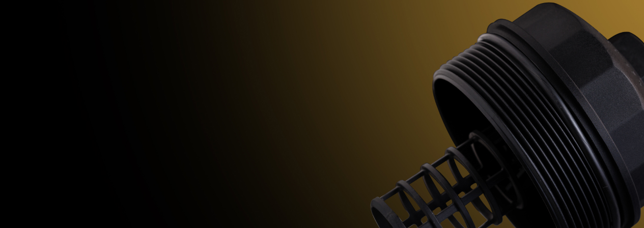 Oil filter housing caps