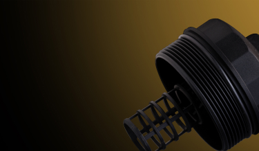 Oil filter housing caps