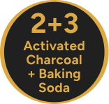 2+3 Activated Charcoal and Baking Soda