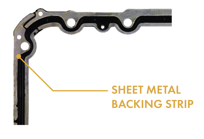 sheet metal backing strip